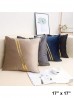 Gold Striped Cushion & Filler